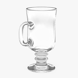 Irish Glass Coffee Mug 3D model