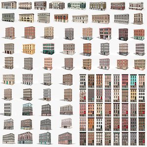 Apartment Building and Townhouse - 100 Models Collection(1)