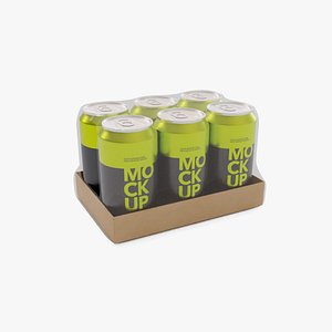 Lime Soda Can Pack of 6