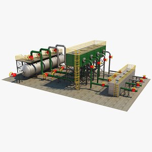 3D industrial element 10 model