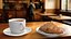 3D model Single Butter Croissant on Plate