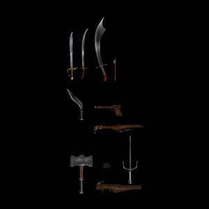 DnD Monk Weapons Pack 6