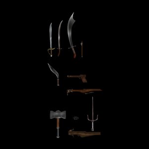 DnD Monk Weapons Pack 6