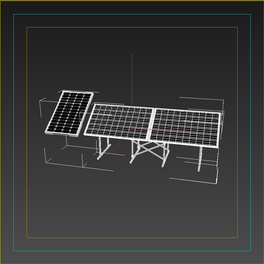 3d Solar Panel Model