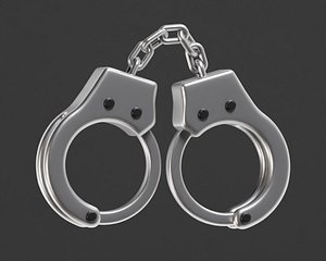 3D Handcuffs model