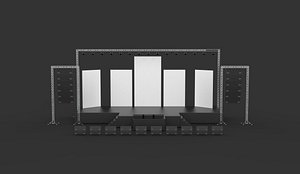 Concert Stage 3D model 3D