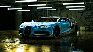 bugatti chiron 3D model