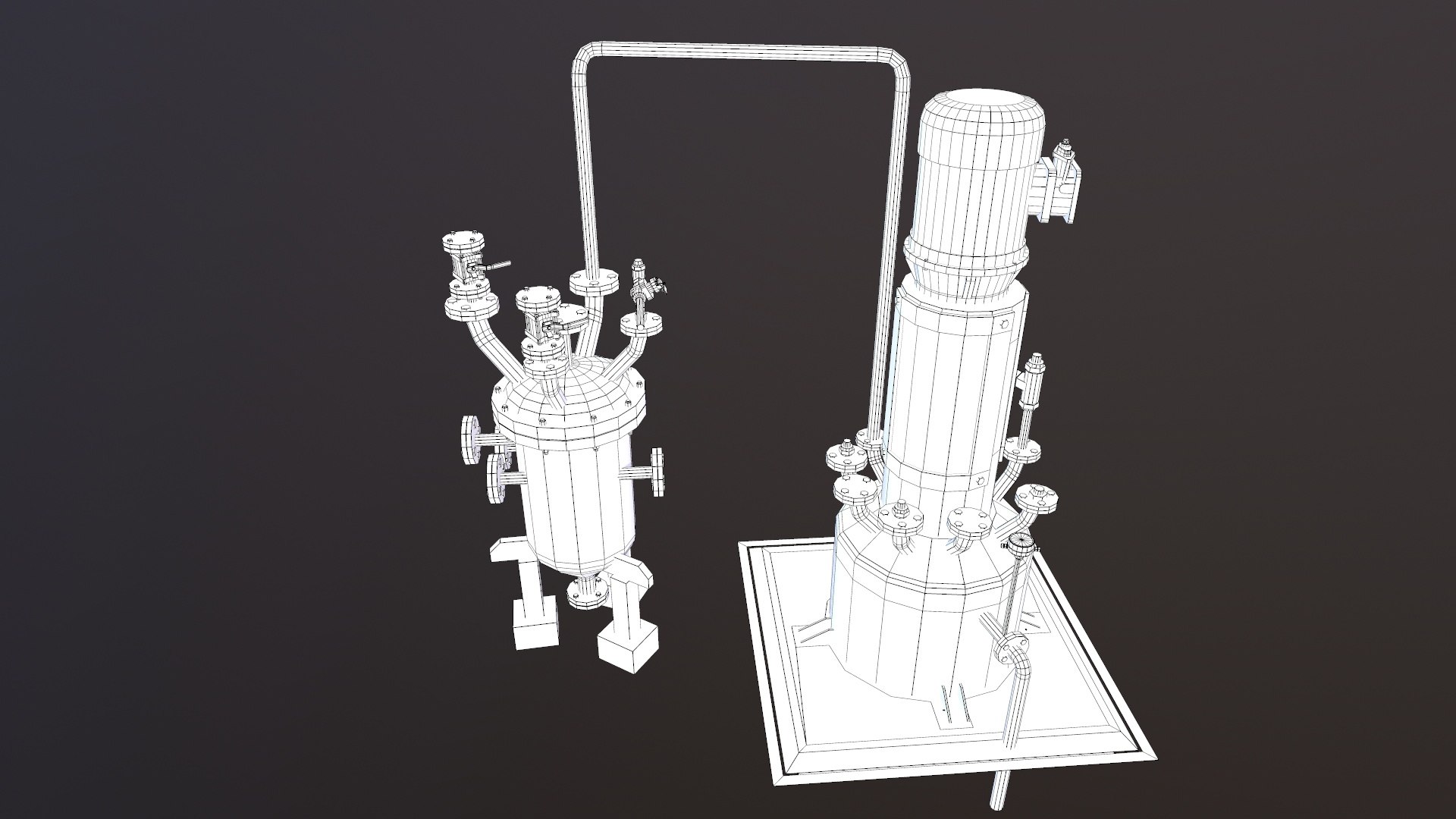 3D Reactor Horizontal Condenser - TurboSquid 2288817