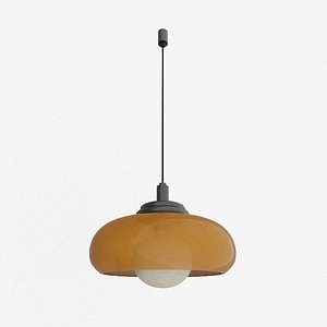 Yellow Hanging Lamp model