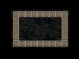 3D floor rug model