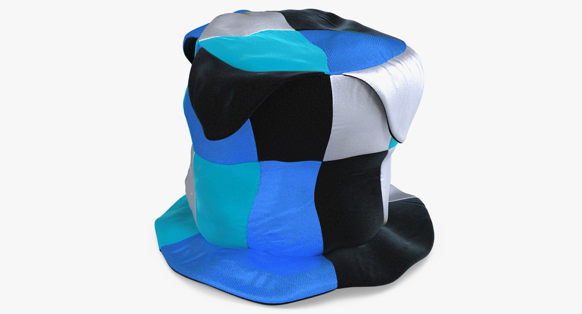 Clown Hat 3D Model 3D model preview