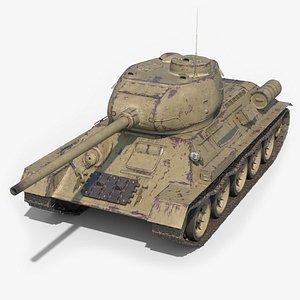 soviet tank t-34-85 3D
