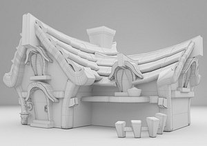 printable cartoon house