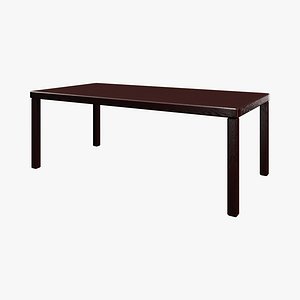 Dark Ebony Wood Coffee Table