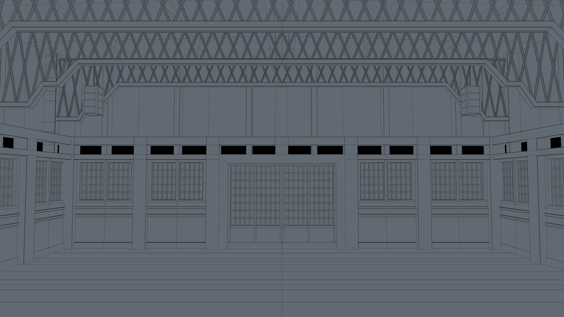 Japanese Dojo Model - TurboSquid 2440144