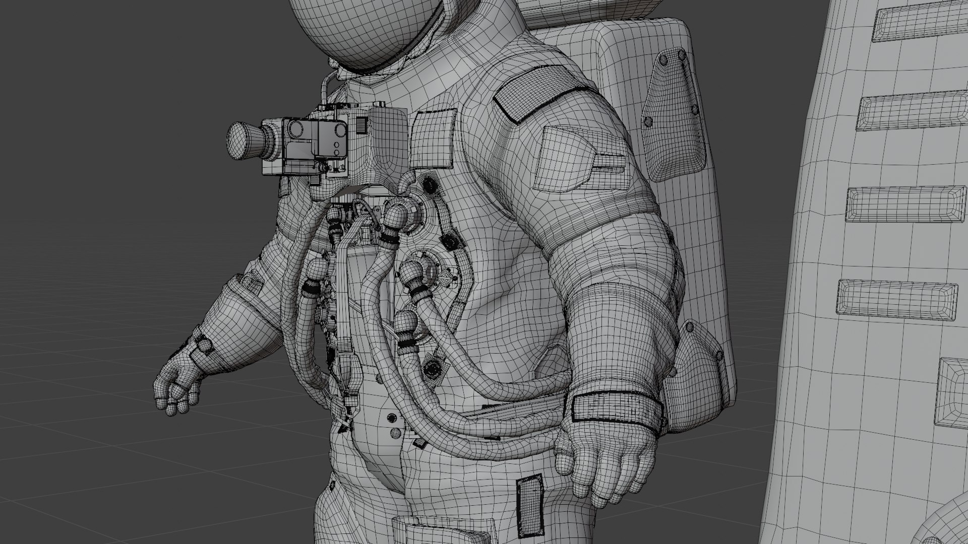 3D Apollo 11 A7L Spacesuit Rigged - TurboSquid 1914385
