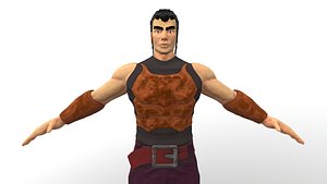 warrior 3D model