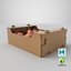 Cardboard Display Box 03 with Peaches