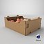 Cardboard Display Box 03 with Peaches