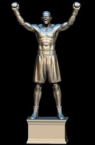 boxer winner pugile 3D model