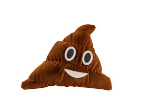 3D poo emoticon pillow