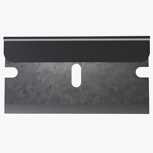 3D razor blade model