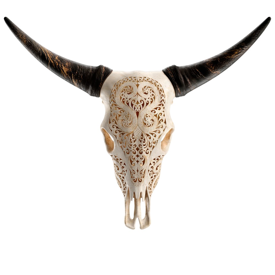 3D Carved cow skull https://p.turbosquid.com/ts-thumb/qy/ze3rWH/9c/1___/jpg/1622655904/1920x1080/fit_q87/37dd419f7317c2e0b7df201f570ddbf2c645547e/1___.jpg