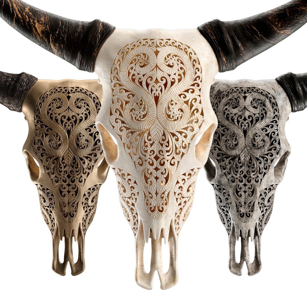 3D Carved cow skull https://p.turbosquid.com/ts-thumb/qy/ze3rWH/Gg/30/jpg/1622655911/1920x1080/fit_q87/e7dfb64308d5e015d5fb29509369ba3288247d7d/30.jpg
