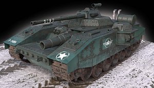 sci-fi battle tank