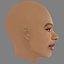 Taylor Russell Head - No Hair - Low poly head for game