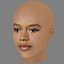 Taylor Russell Head - No Hair - Low poly head for game