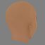 Taylor Russell Head - No Hair - Low poly head for game