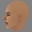 Taylor Russell Head - No Hair - Low poly head for game