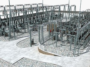 electrical substation sub model