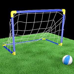 soccer goal for kids 3D model