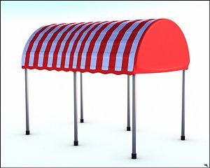 awning tent 3D model