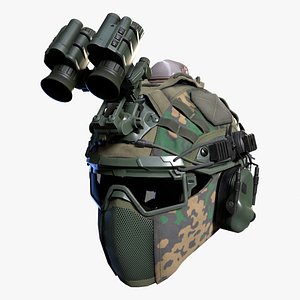 Tactical Helmet 3D model