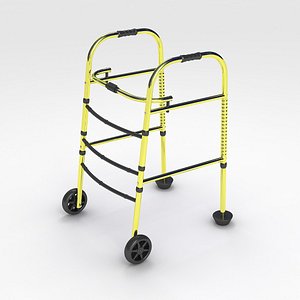 3D model wheeled walker