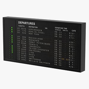 Old Flight Information Board 01