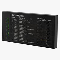 Old Flight Information Board 01