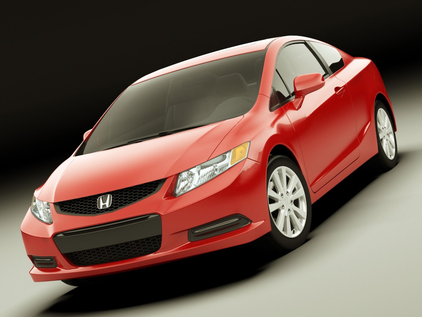 Honda Civic Coupe 3d Model