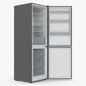 Fridge Candy CCRN 6180S Open Door Silver 3D