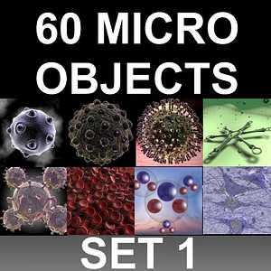 3d 60 micro objects 1 model