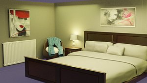 3D Bedroom Classic Style