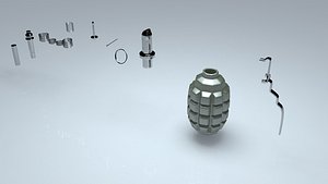 grenade 3d max