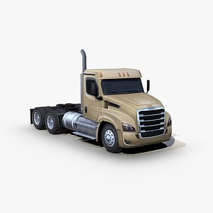 freightliner cascadia semi truck 3D model