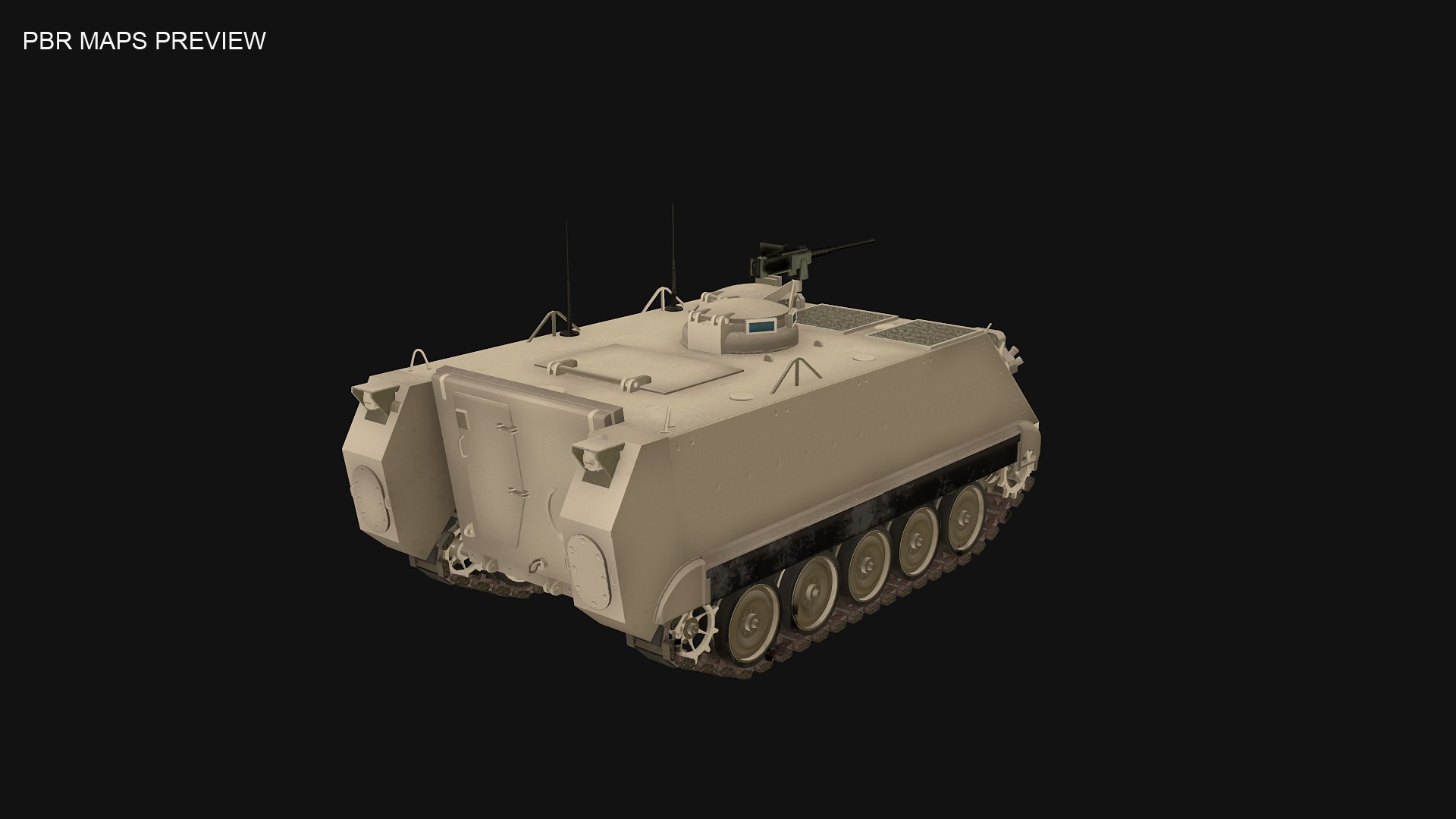 M113A3 Sand Camo 3D Model - TurboSquid 2014015