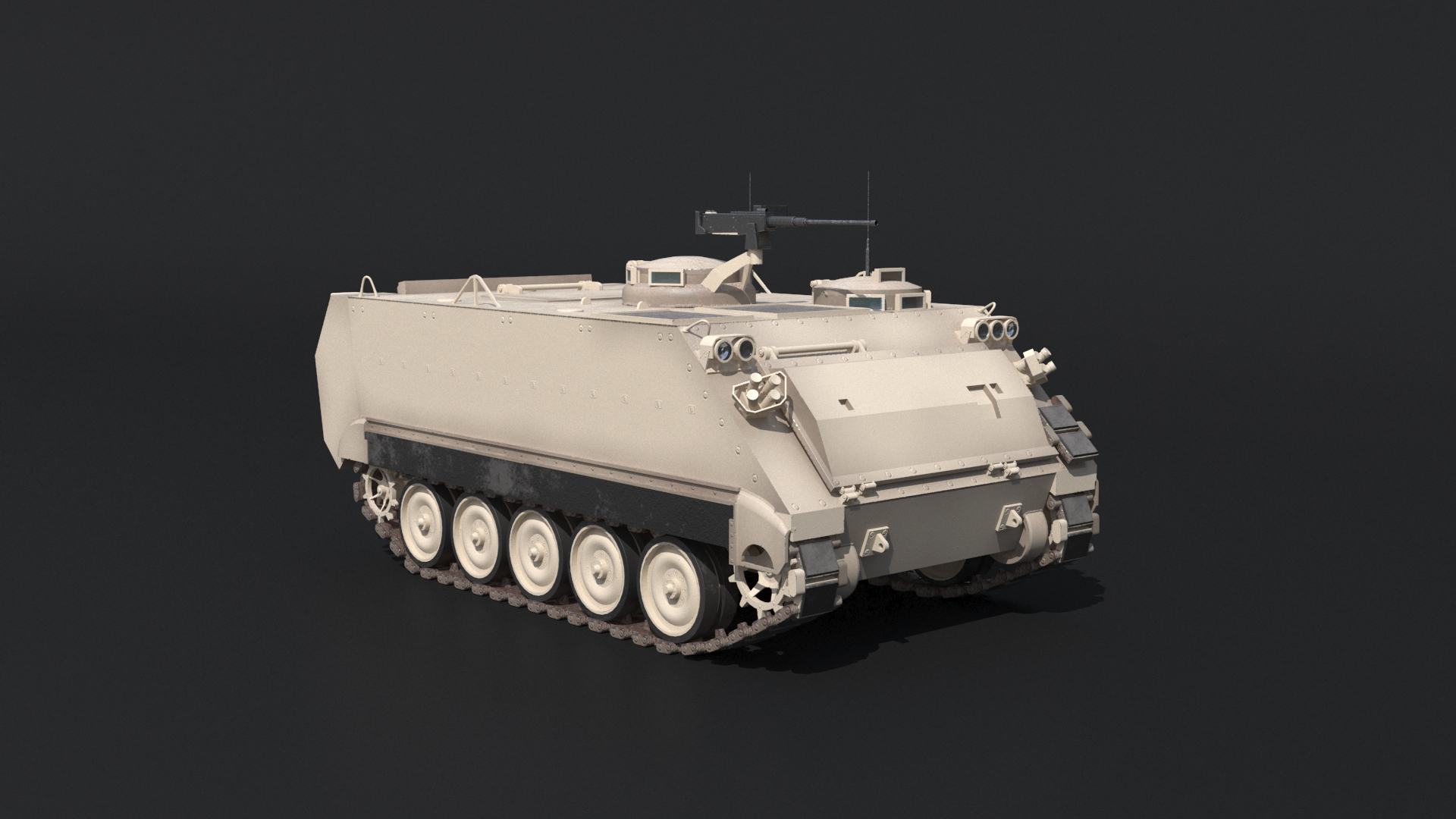 M113A3 Sand Camo 3D Model - TurboSquid 2014015