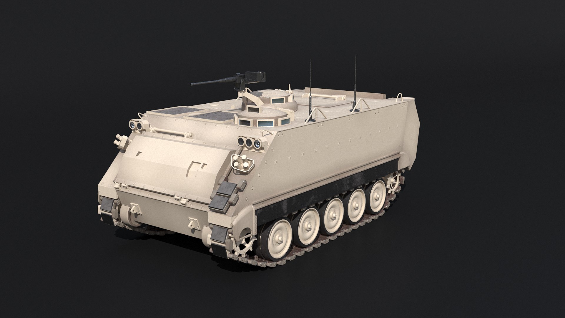 M113A3 Sand Camo 3D Model - TurboSquid 2014015