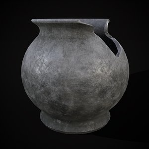 3D Cracked Vase model
